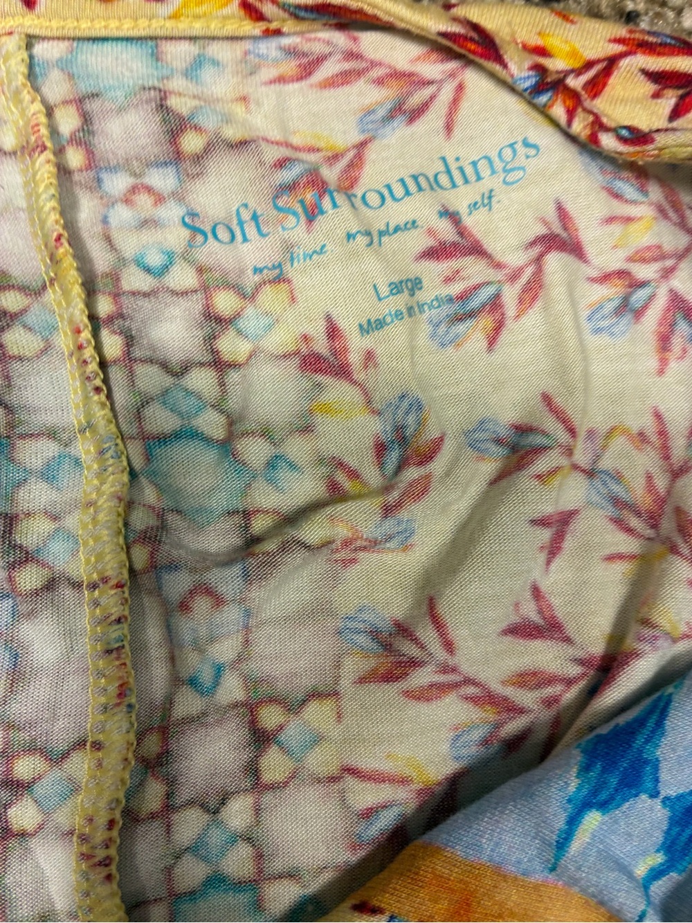 Soft Surroundings Fifi Embroidered Tunic Top - Picture 9 of 11